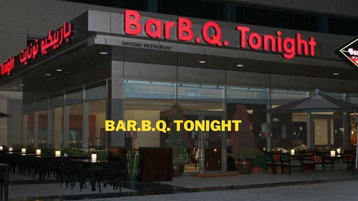 Bar-B-Q Tonight Karachi